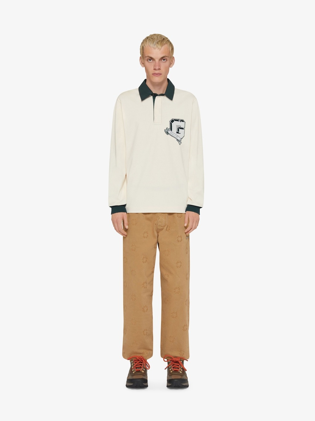 Additional image of GIVENCHY College polo in cotton